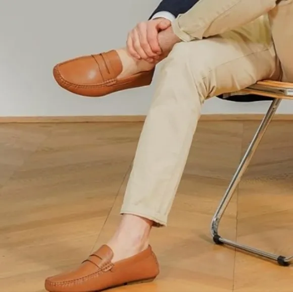 Jousen Men's Loafers Casual Slip On Shoes Soft Penny Loafers for Men Lightweight
