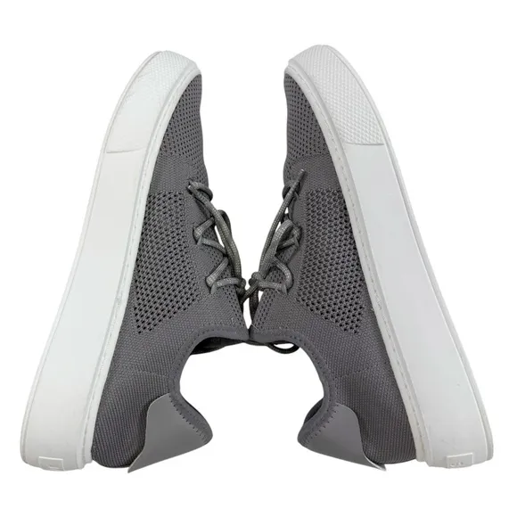 J/Slides Demetria Lace-Up Slip-On Grey Breathable Knit Sneakers Women’s Size 9.5
