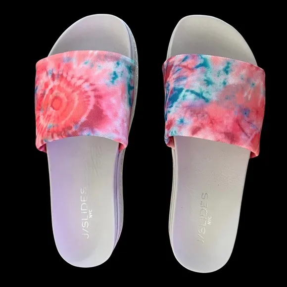 J/SLIDES NYC Brit Slide Platform sandals size 7