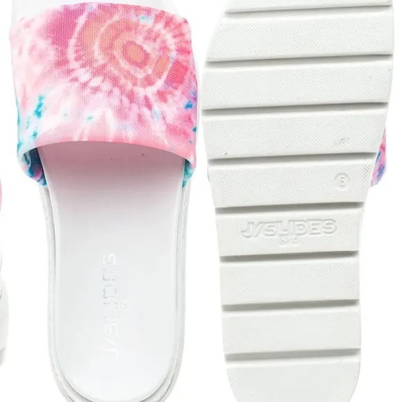J/SLIDES NYC Brit Slide Platform sandals size 7