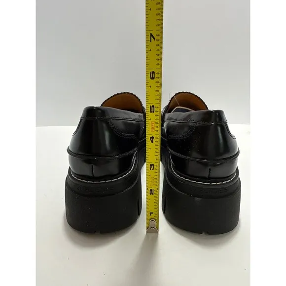 J/Slides NYC Women 9.5 Chunky Penny Loafers Office Retro Academia Preppy 90' Y2K
