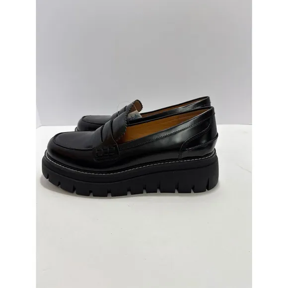 J/Slides NYC Women 9.5 Chunky Penny Loafers Office Retro Academia Preppy 90' Y2K