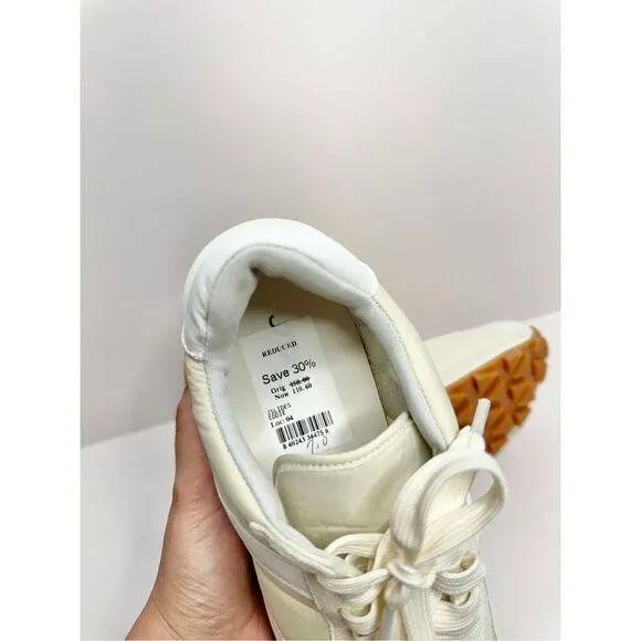 J/Slides Sneakers Size 7 Cream Leather Lifestyle Athletic and Training Shoes NEW