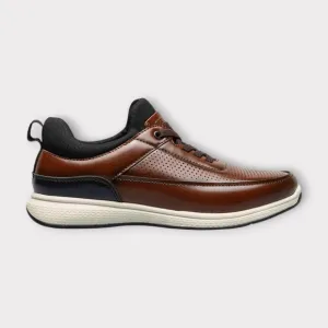 Juniors Florsheim Satellite Perf Sneakers  in Cognac. 16695 221