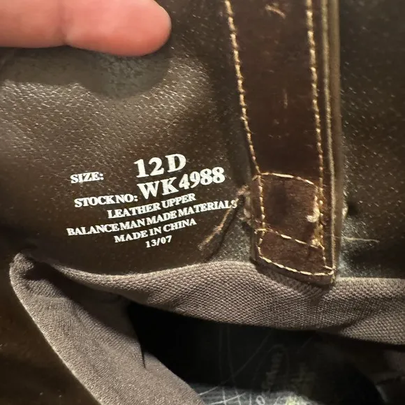 Justin Worker II Rugged Utah Waterproof Pull On Western Boots Brown Leather 12D