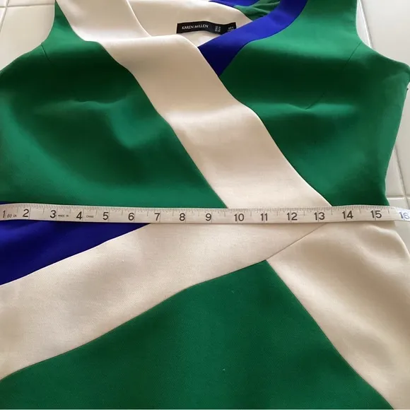 Karen Millen Tailored Color Block Pencil Dress