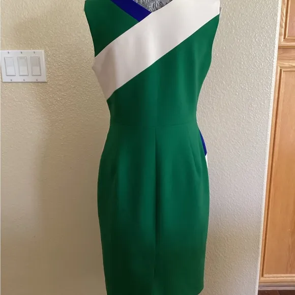 Karen Millen Tailored Color Block Pencil Dress