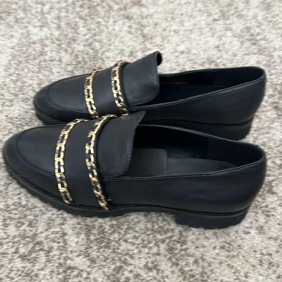 KARL LAGERFELD Paris Piel Liverpool Flat In Black Leather 8