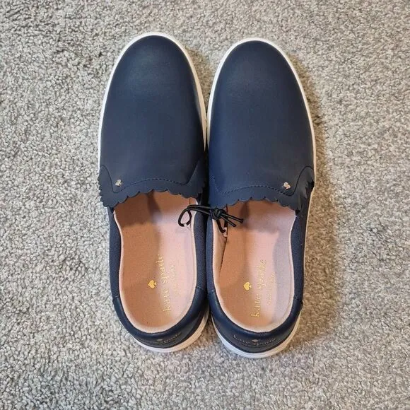 KATE SPADE Aleta Slip-On Leather Sneakers Size 6
