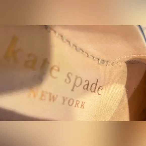 Kate Spade Cream Espadrilles with Rope Sole 5.5