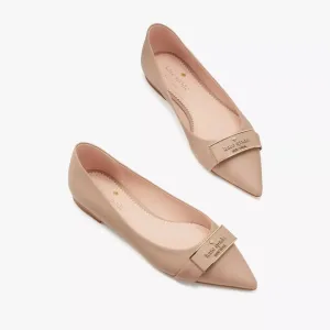 Kate Spade Deneuve Flats – Toasted Hazelnut, Size 9 (NIB)