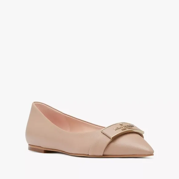 Kate Spade Deneuve Flats – Toasted Hazelnut, Size 9 (NIB)
