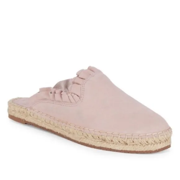 KATE SPADE Laila Suede Mules Pink