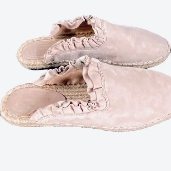 KATE SPADE Laila Suede Mules Pink