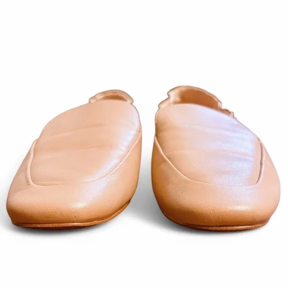 Kate Spade ‘Lana’ Leather Loafers with Embellished Heel 7.5
