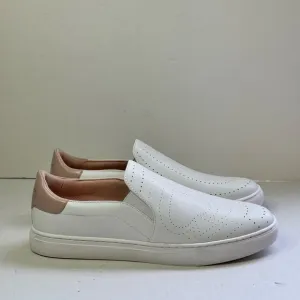 Kate Spade New York Azores White Pink Slip On Sneakers Size 8.5