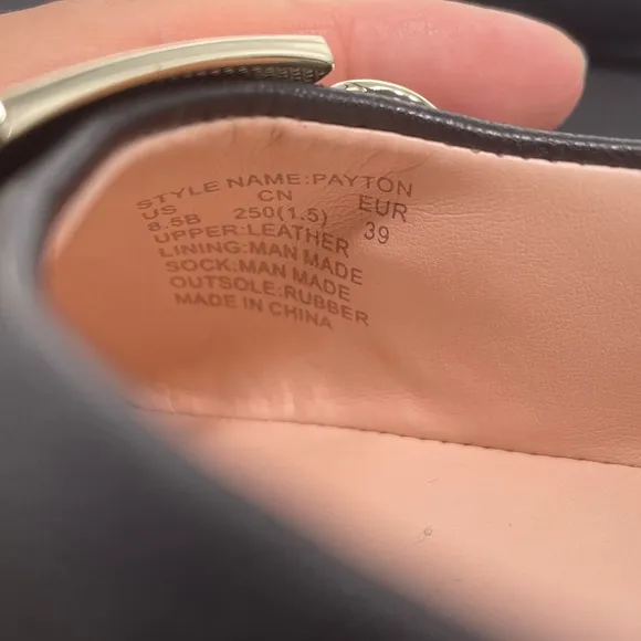 Kate Spade Payton Smooth Black Leather Ballet flats Size 8.5