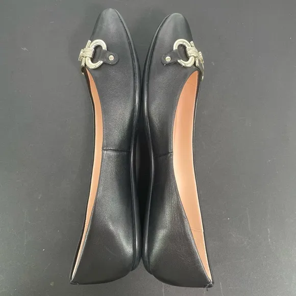 Kate Spade Payton Smooth Black Leather Ballet flats Size 8.5