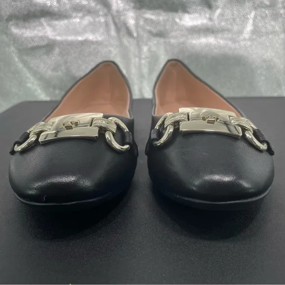 Kate Spade Payton Smooth Black Leather Ballet flats Size 8.5
