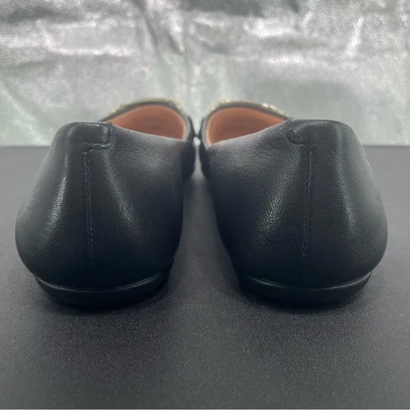 Kate Spade Payton Smooth Black Leather Ballet flats Size 8.5