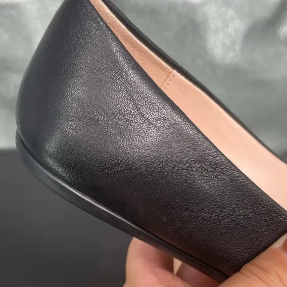 Kate Spade Payton Smooth Black Leather Ballet flats Size 8.5