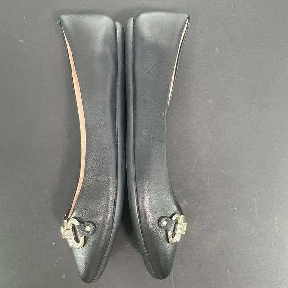 Kate Spade Payton Smooth Black Leather Ballet flats Size 8.5