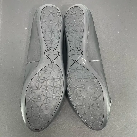 Kate Spade Payton Smooth Black Leather Ballet flats Size 8.5