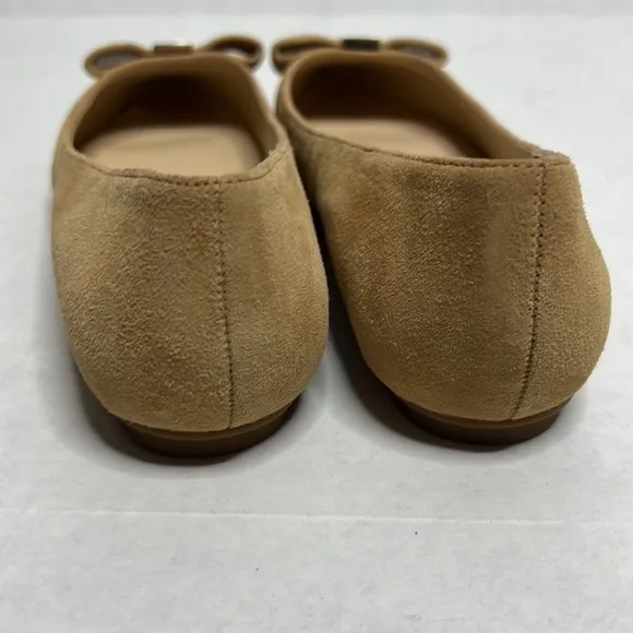 Kate Spade Suede Norah Pointed Toe Ballet Flats