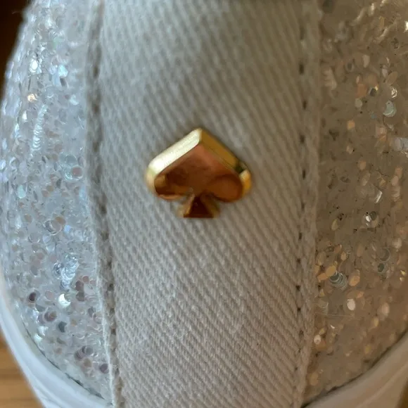 KATE SPADE x KEDS GLITTER SLIP ON SNEAKERS SIZE 7.5