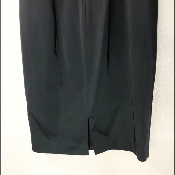 Kay Unger Black 3/4 Sleeve Cocktail Dress