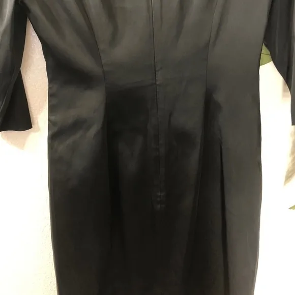 Kay Unger Black 3/4 Sleeve Cocktail Dress