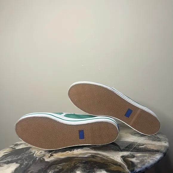 Keds X Kate Spade New York Triple Decker Striped Mesh Slip On Sneakers 7