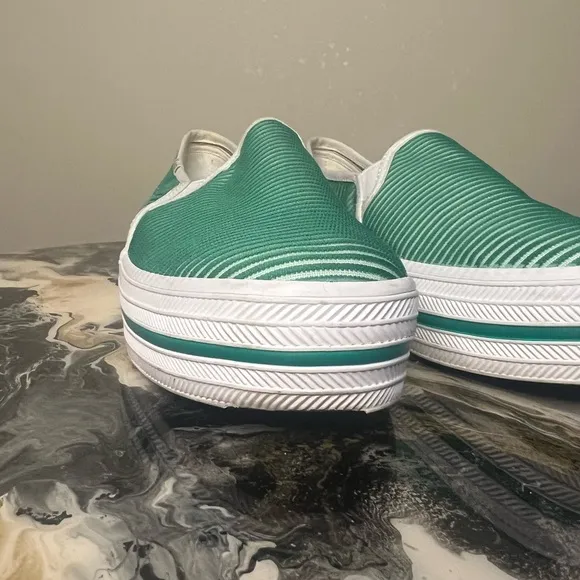 Keds X Kate Spade New York Triple Decker Striped Mesh Slip On Sneakers 7