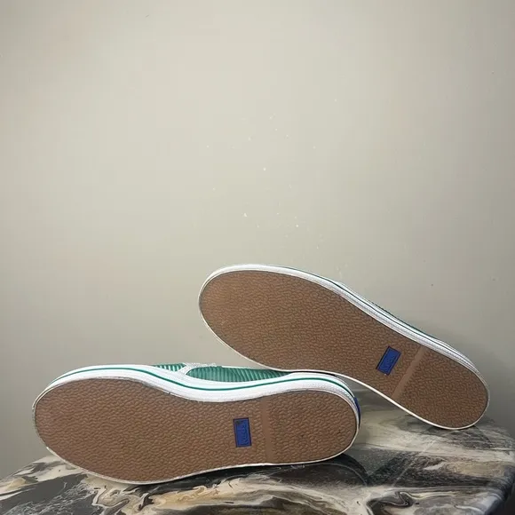 Keds X Kate Spade New York Triple Decker Striped Mesh Slip On Sneakers 7