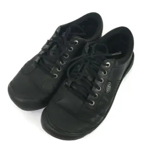 Keen Men’s Austin Waterproof Leather Lace Up Sneakers in Black