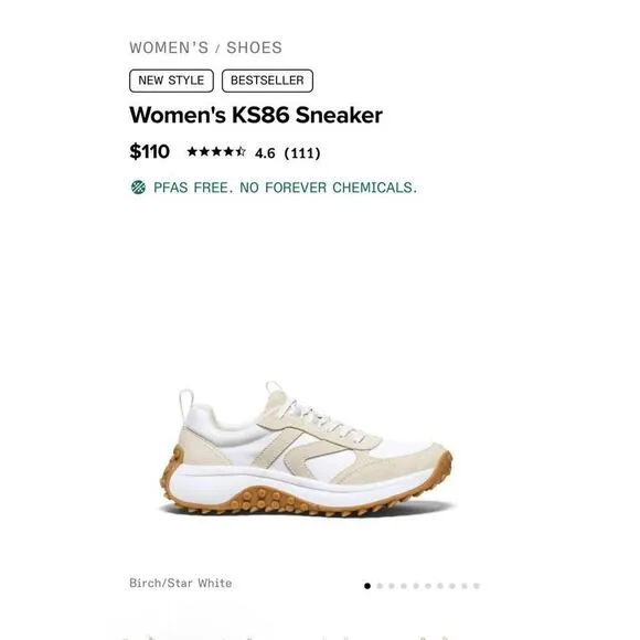 Keen Men's Birch KS86 Sneakers / Size-11.5