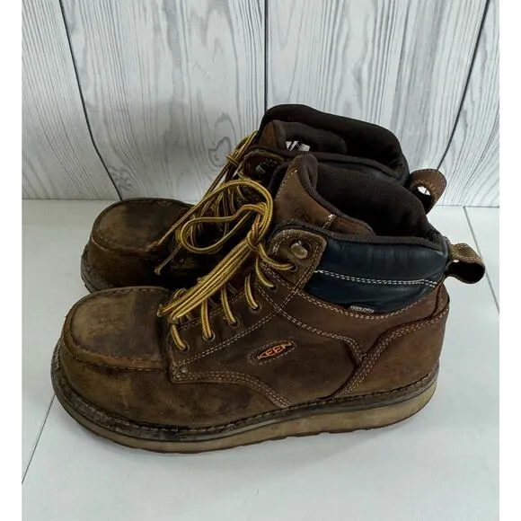 KEEN Men's Utility Cincinnati Steel  Toe Waterproof Boots US Size (READ)