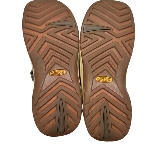 KEEN Presidio II Womens Nubuck Leather Mary Janes Flats Shoes 7.5 Hiking Brown