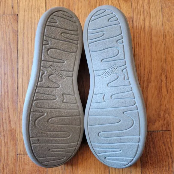 KEEN Slip On Sneakers Blue Leather 8.5 Comfort Loafers LORELAI