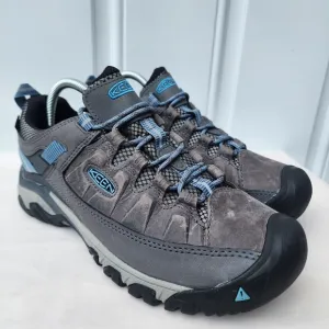 Keen Targhee Iii Womens 10 Waterproof 1023038 Gray Leather Mesh Hiking Sneakers