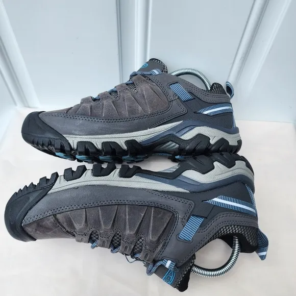 Keen Targhee Iii Womens 10 Waterproof 1023038 Gray Leather Mesh Hiking Sneakers