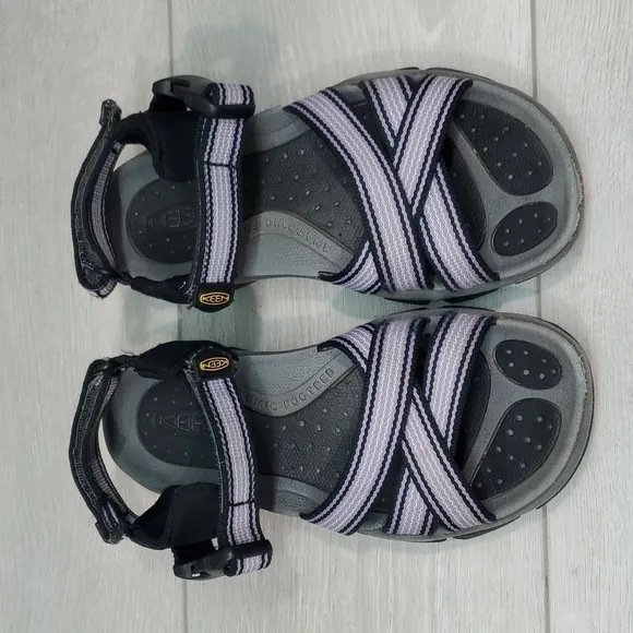 Keen Womens Outdoor Hiking Hook&amp;loop Sandals Flats Comfort shoes sz 5