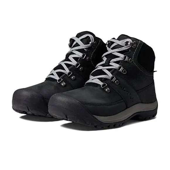 Keen Kaci III Winter 1026720 Boots Women US 7.5 Black Leather Waterproof EEE3645