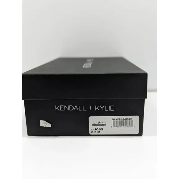 Kendall   Kylie Women's Joss Embellished Espadrilles Silver Size 8.5 (MSRP $110)