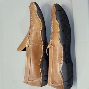 Kenneth Cole Reaction De-tour Le Brown Leather men's Slip On Loafers