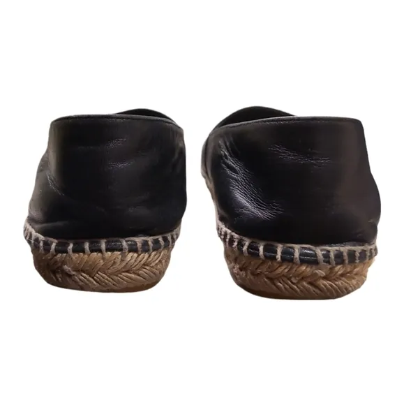 KENZO | Genuine Black Leather Tiger‎ Espadrilles in Size US 7.5