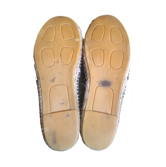 KENZO | Genuine Black Leather Tiger‎ Espadrilles in Size US 7.5