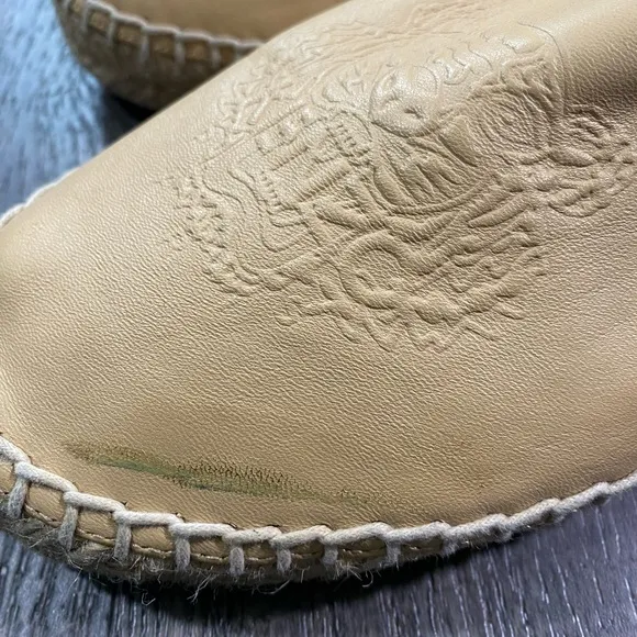 KENZO Leather Espadrilles