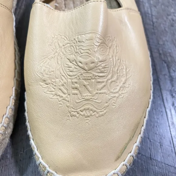 KENZO Leather Espadrilles