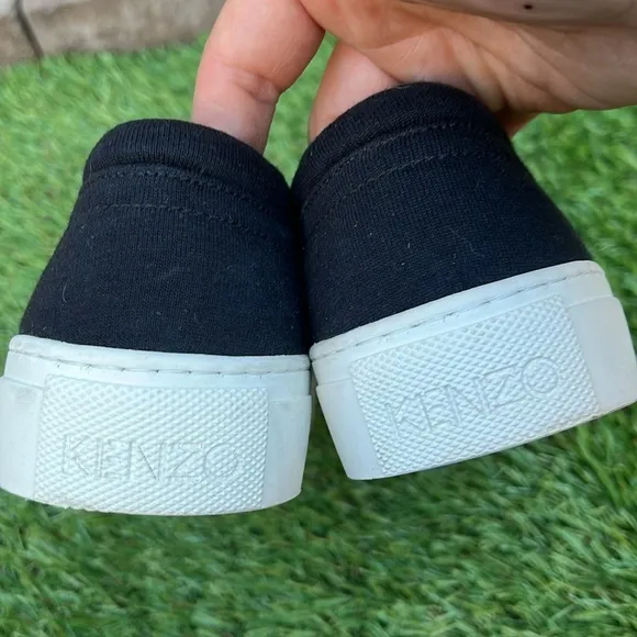 Kenzo Rainbow Tiger Sneakers Embroidered Logo Slip On Women’s EU 35